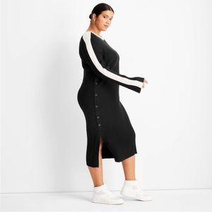 Future Collective Kahlana Barfield Brown Sweater Dress 2X